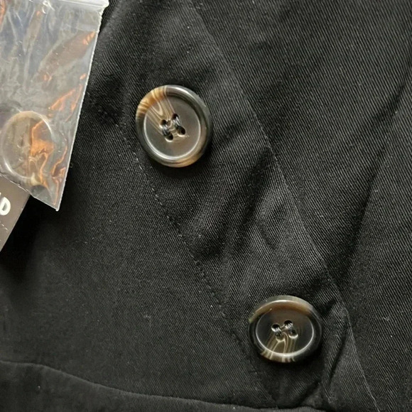 Torrid Midi Challis Asymmetrical Button-Front Dress 00 - Picture 9 of 10